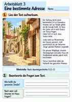Vorschau - Arbeitsblätter - Ananias hilft Saulus | Religion Klasse 4 Arbeitsblätter | Evangelische Religionslehre | 10 Arbeitsblätter als PDF - Seite 3