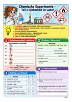 Vorschau - Arbeitsblätter - Chemische Experimente, Flammenfärbung - Chemie Klasse 7-8, Vertretungsstunde - Seite 1