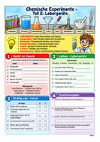 Vorschau - Arbeitsblätter - Chemische Experimente, Flammenfärbung - Chemie Klasse 7-8, Vertretungsstunde - Seite 2