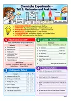 Vorschau - Arbeitsblätter - Chemische Experimente, Flammenfärbung - Chemie Klasse 7-8, Vertretungsstunde - Seite 3