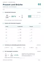 Vorschau - Arbeitsblätter - Prozentrechnung verstehen | 10 AB | 6–7 - Seite 2