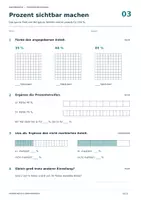 Vorschau - Arbeitsblätter - Prozentrechnung verstehen | 10 AB | 6–7 - Seite 3