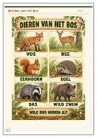 Voorbeeld - Bosdieren: complete themabundel voor kleuters - Pagina 3