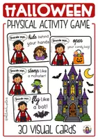Προεπισκόπηση - Ήχος - Halloween Αγγλικά – Dracula Says! | 30 Κάρτες & Παιχνίδι Κίνησης - Εξώφυλλο