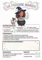 anteprima - Schede informative - schede Halloween stem esperimento pozione magica - Pagina di copertina