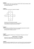 Vorschau - Arbeitsblätter - Mathematik: Körper - Netze von Quader, Würfel (Empfehlung Gymnasium K5) - Seite 1