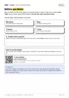 Vorschau - Arbeitsblätter - Mittagspause in der Schulkantine: Englisch Hörverstehen mit Audio, Kl.5–6 - Seite 2