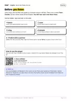 Vorschau - Arbeitsblätter - Ein Sporttag für das ganze Team: Englisch Hörverstehen mit Audio, Kl.5–6 - Seite 2