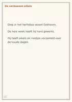 Voorbeeld - Prentenboek: De verdwenen eikels. Bosdierenbundel 3KK - Pagina 3