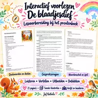 Voorbeeld - Interactief voorlezen kleuters de blaadjesdief - Voorblad