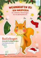 Vorschau - Mal- und Bastelvorlagen - Bastelbogen: Anzieh-Eichhörnchen - Deckblatt