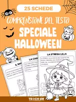 anteprima - Esercizi - Comprensione del testo - Speciale Halloween - Pagina di copertina