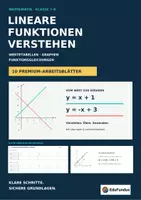 Vorschau - Arbeitsblätter - Lineare Funktionen verstehen | 10 AB | 7–8 - Deckblatt