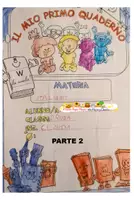 anteprima - Esercizi - (Seconda Parte) QUADERNO OPERATIVO DI ITALIANO CLASSE PRIMA - Pagina di copertina