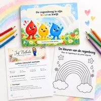 Voorbeeld - De regenboog is zijn kleuren kwijt: verhaal en activiteiten - Voorblad