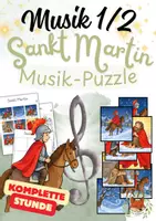 Vorschau - Arbeitsblätter - Sankt Martin – Musik-Puzzle I Klasse 1/2 - Deckblatt
