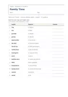 Vista previa - Hojas de trabajo - Family Time – Vocabulario temático de inglés 3º Primaria - página 1