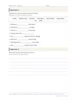Vista previa - Hojas de trabajo - Family Time – Vocabulario temático de inglés 3º Primaria - página 3