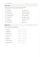 Vista previa - Hojas de trabajo - My Morning – Vocabulario temático de inglés 3º Primaria - página 2