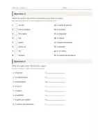 Vista previa - Hojas de trabajo - Vocabulario temático (2 de 2) – Paquete de inglés 3º Primaria - página 2