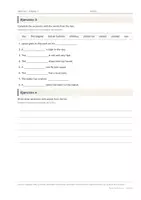 Vista previa - Hojas de trabajo - Vocabulario temático (2 de 2) – Paquete de inglés 3º Primaria - página 3