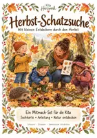 Vorschau - Arbeitsblätter - Herbst-Schatzsuche für die Kita – Suchkarte mit Anleitung ab 3 Jahren - Deckblatt