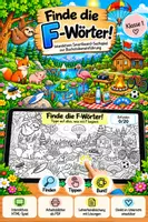 Vorschau - Arbeitsblätter - Finde die F-Wörter! Interaktives Smartboard Suchspiel! - Deckblatt