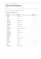 Vista previa - Hojas de trabajo - Vocabulario temático (1 de 2) – Paquete de inglés 4º Primaria - página 1