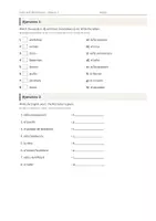Vista previa - Hojas de trabajo - Vocabulario temático (1 de 2) – Paquete de inglés 4º Primaria - página 2