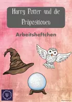Vorschau - Arbeitsblätter - "Harry Potter" und Präpositionen - Arbeitsheftchen - Deckblatt