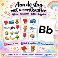 Voorbeeld - Alfabetbundel met posters en woordkaarten beginklank - Voorblad