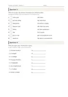 Vista previa - Hojas de trabajo - Holiday Activities – Vocabulario temático de inglés 4º Primaria - página 2