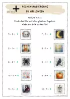 Vorschau - Arbeitsblätter - Rechenspaziergang zu Halloween: Subtraktion im ZR 10 - zweifach differenziert - Mathe 1. Klasse - Seite 2