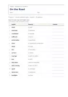 Vista previa - Hojas de trabajo - Vocabulario temático (2 de 2) – Paquete de inglés 4º Primaria - página 1