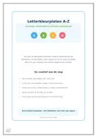 Voorbeeld - Leuke kleurplaten drukletters - Pagina 2