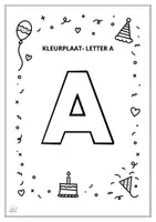 Voorbeeld - Leuke kleurplaten drukletters - Pagina 3