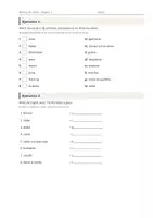 Vista previa - Hojas de trabajo - Moving My Body – Vocabulario temático de inglés 5º Primaria - página 2