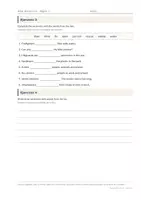 Vista previa - Hojas de trabajo - Vocabulario temático (1 de 2) – Paquete de inglés 5º Primaria - página 3