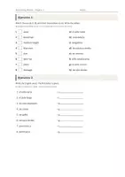 Vista previa - Hojas de trabajo - Describing People – Vocabulario temático de inglés 5º Primaria - página 2