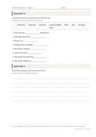 Vista previa - Hojas de trabajo - Describing People – Vocabulario temático de inglés 5º Primaria - página 3
