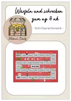 Vorschau - Spiele - Würfeln und schreiben zum ng und nk - Deckblatt