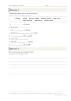 Vista previa - Hojas de trabajo - At the Weekend – Vocabulario temático de inglés 5º Primaria - página 3