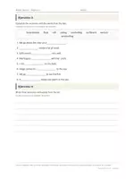 Vista previa - Hojas de trabajo - Water Sports – Vocabulario temático de inglés 5º Primaria - página 3