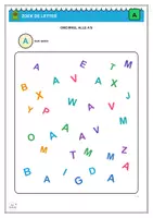 Voorbeeld - Werkblad zoek de juiste letter – letterwirwar A-Z - Pagina 2