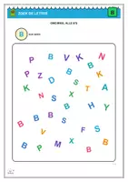 Voorbeeld - Werkblad zoek de juiste letter – letterwirwar A-Z - Pagina 3