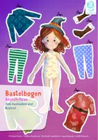 Vorschau - Mal- und Bastelvorlagen - Bastelbogen: Anzieh-Hexe - Deckblatt