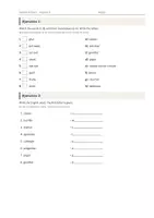 Vista previa - Hojas de trabajo - School Actions – Vocabulario temático de inglés 6º Primaria - página 2