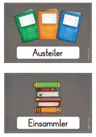 Vorschau - Bildkarten - Klassendienste Aushang Tafeloptik - Seite 3