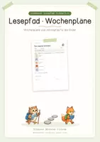 Vorschau - Arbeitsblätter - Materialpaket Leseband | Lesepfad digital und analog | Orientierung - Seite 1