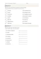 Vista previa - Hojas de trabajo - Shoes and Sportswear – Vocabulario temático de inglés 6º Primaria - página 2